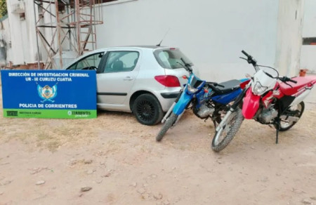 Cayó el líder de una banda acusado de vender motos y autos robados